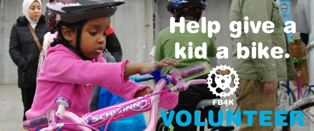 Donate your bike on Saturday, January 14th to Free Bikes for Kids