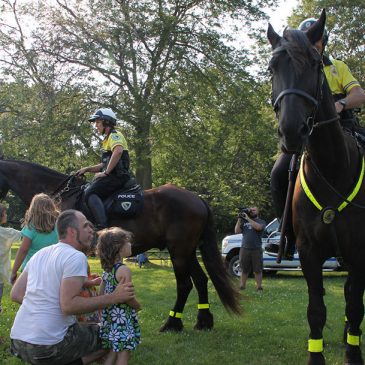 “Community Corral” with the Madison Police Mounted Patrol Unit –  Thursday, July 13 – 5:30 pm