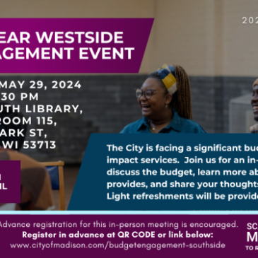 Southside/Near Westside Budget Engagement Event – May 29