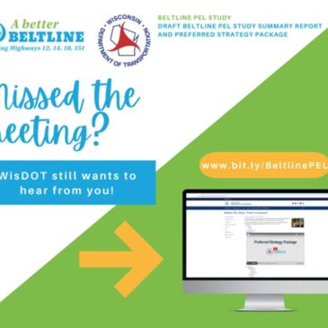 WisDOT Beltline Study Public Comment Extended – Jan 31st Input Deadline
